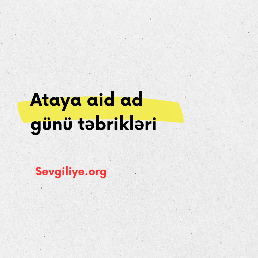 Ataya aid ad günü təbrikləri