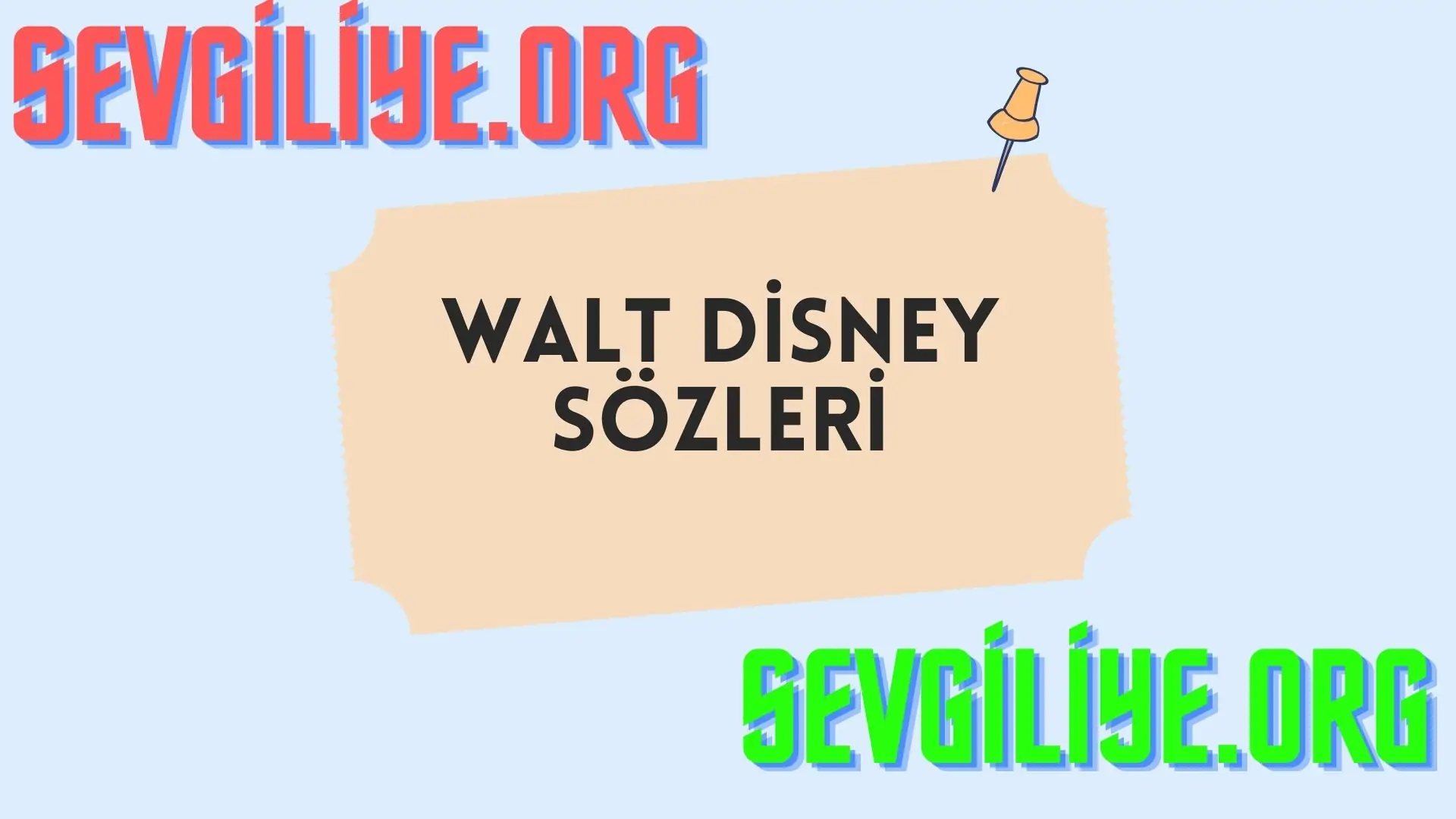 Walt Disney Sözleri