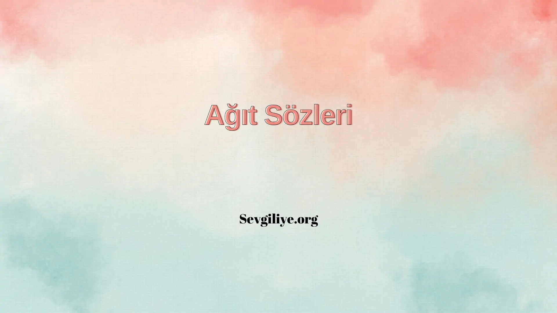 Ağıt Sözleri