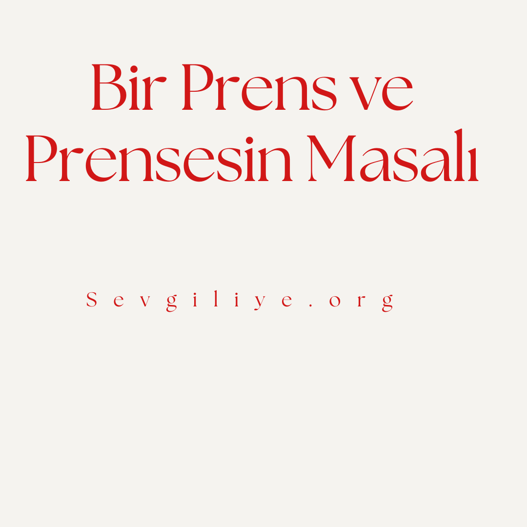 Bir Prens ve Prensesin Masalı