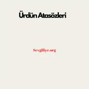 Ürdün Atasözleri